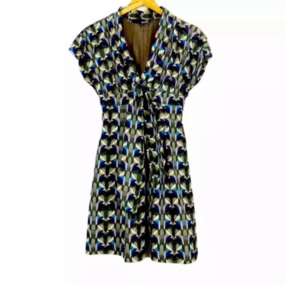 LOVE MOSCHINO Fit & Flare Print Dress